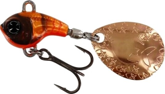 DropBite Tungsten Spin Tail Jig 2,2cm 18g Fire Craw