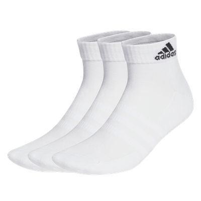 Adidas Cushioned Sportswear Ankle Sock 3 Pairs ankelsokker unisex Hvit 37-39 S