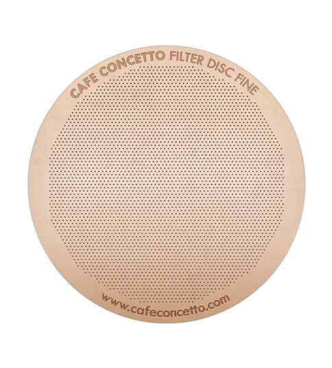 Cafe Concetto Metal Aeropress Filter Rose Gold Fine Cafe Concetto Metal Aeropress Filter Rose Gold Fine
