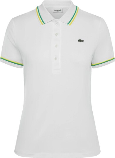 Lacoste L.12.D Slim Fit Jersey Polo White 42 Lacoste L.12.D Slim Fit Jersey Polo White 42