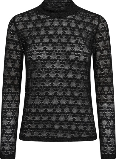Co" Couture Bariecc Turtleneck Blouse - Black - XS