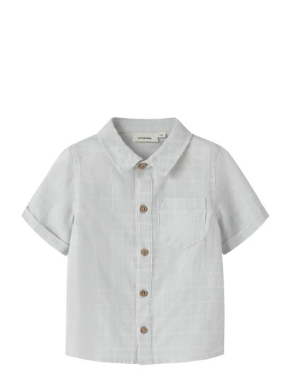 Lil"Atelier Nmmflorentin Ss Shirt Lil Grey 116