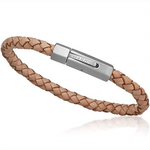 Armbånd i naturskinn.