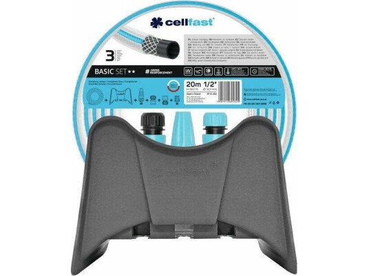 Cellfast C.Garden Slange 1/2" 20M + Håndtak Zr C10 450 Cellfast C.Garden Slange 1/2" 20M + Håndtak Zr C10 450