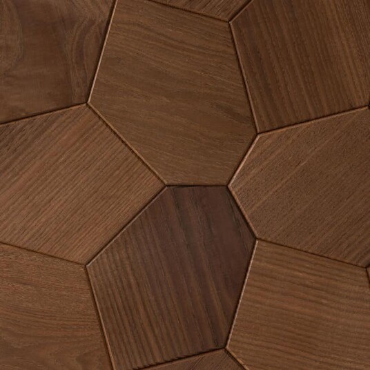 Veggpanel Emotionwood Hexagon