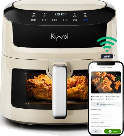 Kyvol 7.2L Smart Airfryer CrispMaster 360° Beige