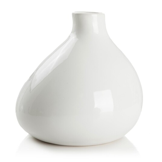Enjoy Design Vase hvit dolomite H:22 Ø:23cm Enjoy Design Vase hvit dolomite H:22 Ø:23cm