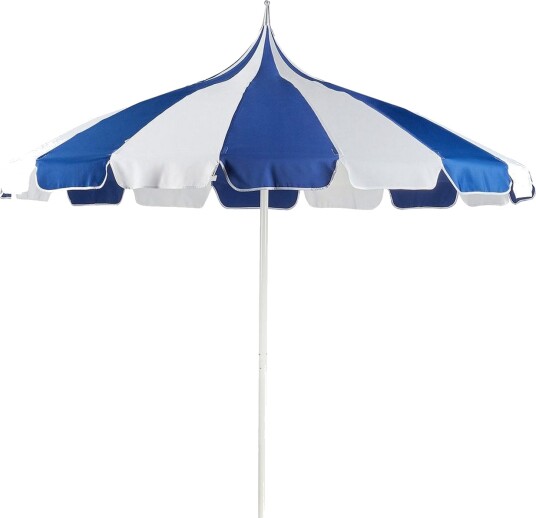 Balkongparasoll Beliani Minoa Beige blue\|\|White