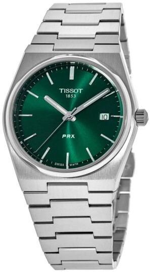 Tissot Herreklokke T137.410.11.091.00 Prx Grønn/Stål Ø40 mm