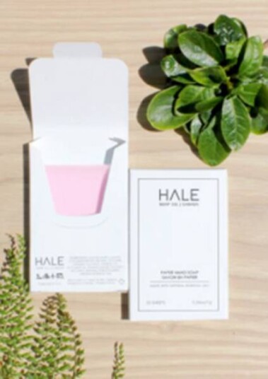 Hale papirsåpe med Wild Rose duft
