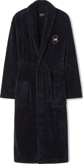 Lexington Unisex Fleece Robe Blå S