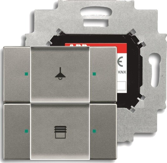 Abb Trykknapp 6116-0-0202 Grå