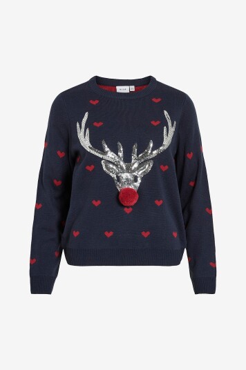 Vila   Pullover viMistel L/S Pullover/ka   Blå