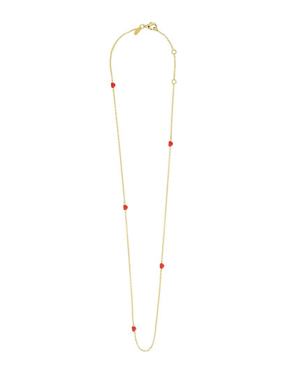 DESIGN LETTERS Little Big Love Multiple Hearts Necklace Goldplated |Guld |One Size DESIGN LETTERS Little Big Love Multiple Hearts Necklace Goldplated |Guld |One Size