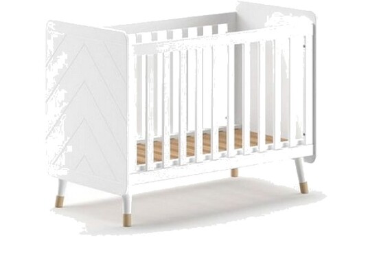 Spjälsäng Jaxx Billy 60x120 cm Jaxx White