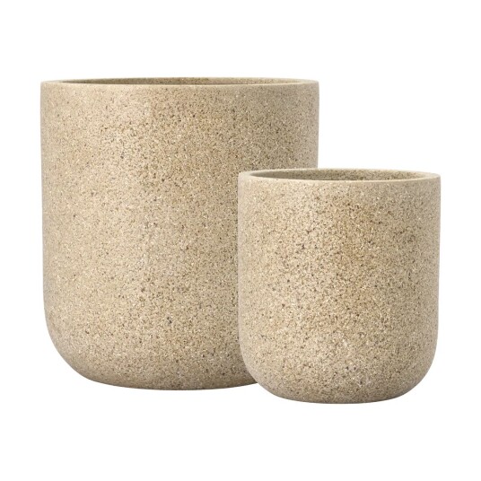 Villa Collection Thum pottesett nature 2 stk Ø37 cm-Ø45 cm