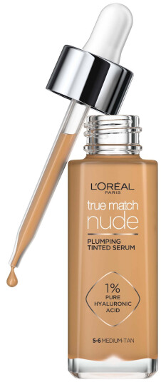 L'Oreal Paris Loreal Paris True Match Nude Plumping Tinted Serum Medium-Tan