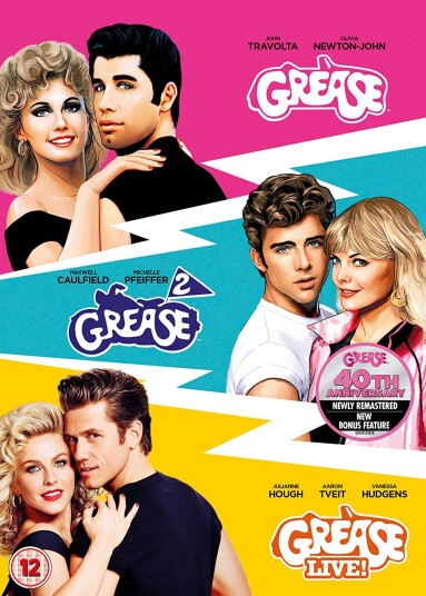 Grease/Grease 2/Grease Live! DVD
