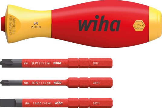 Wiha Bitsmeisel Slimvario 43449 Med Bits, 1000 v