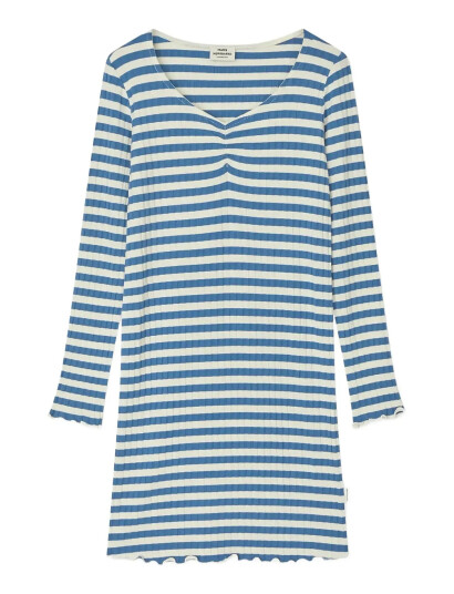 Mads Nørgaard 5X5 Classic Stripe Tikina Dress Blue 176