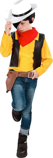 Maskworld Metamorph Lucky Luke Cowboy Barn Kostyme Small 135740-10
