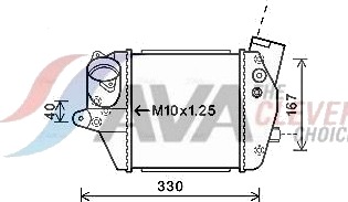 AVA COOLING SYSTEMS MZA4243 Intercooler