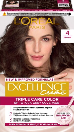 L'Oréal Paris Excellence Crème 4 Brown L'Oréal Paris Excellence Crème 4 Brown