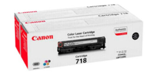 718BK BLACK TONER CARTRIDGE 2-PAK 718BK BLACK TONER CARTRIDGE 2-PAK