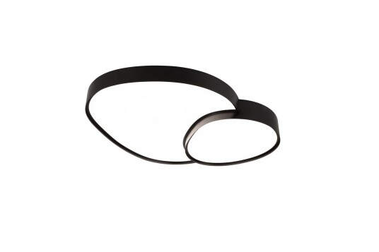 Trio Lighting Taklampe Rise 77 cm Matt svart