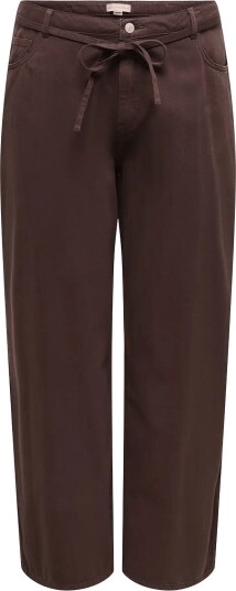 ONLY Carmakoma Cargianna Silla Mw Str Belt Pant Pntnoos Brown 50 x 32