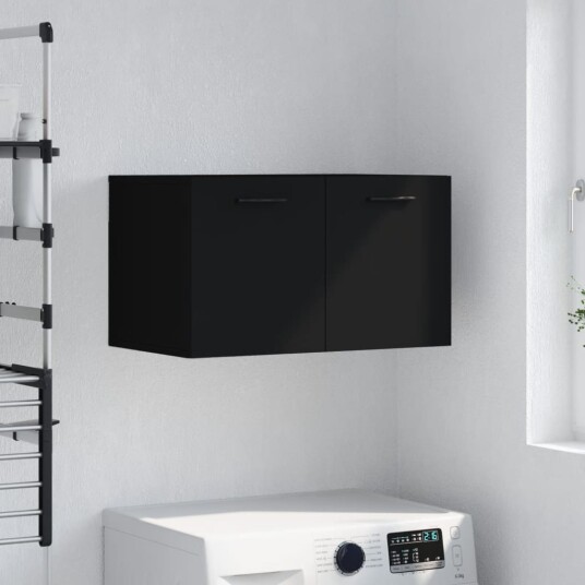 vidaXL Veggskap svart 60x36,5x35 cm konstruert tre vidaXL Veggskap svart 60x36,5x35 cm konstruert tre