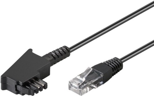 Goobay 71812 1 M Tae F Rj-45 Sort Hankjønn Hankjønn