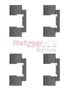 Tilbehørsett, skivebremse belegg METZGER 109-1732
