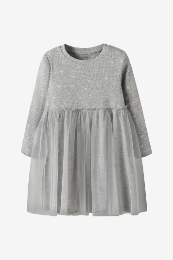Name It Kjole nmfNadja LS Dress Grå