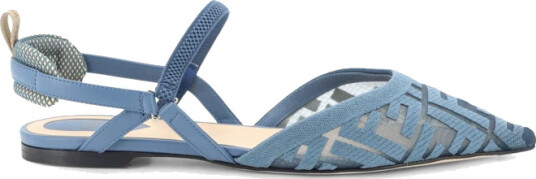 Fendi Dame Sko Blå 37 1/2 EU,