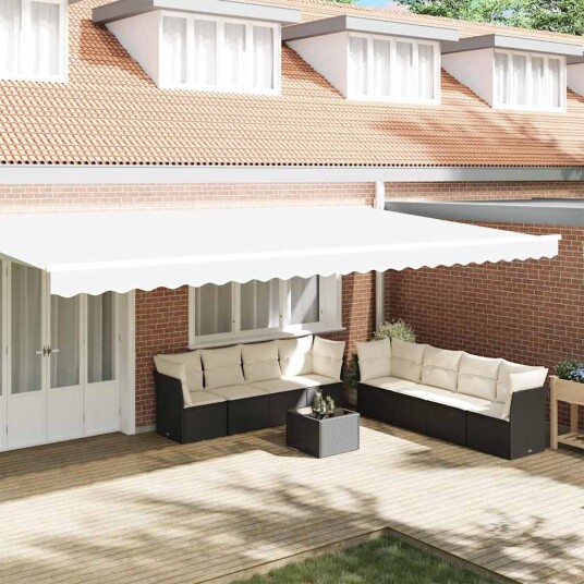 Markise Valance for 6 m ramme Hvit 5.8x0.2 m