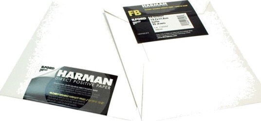 Harman Direct Positive FB Fotopapir 4x5" Naturglans 25 ark