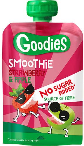 Goodies Jordbær & Eple Smoothie