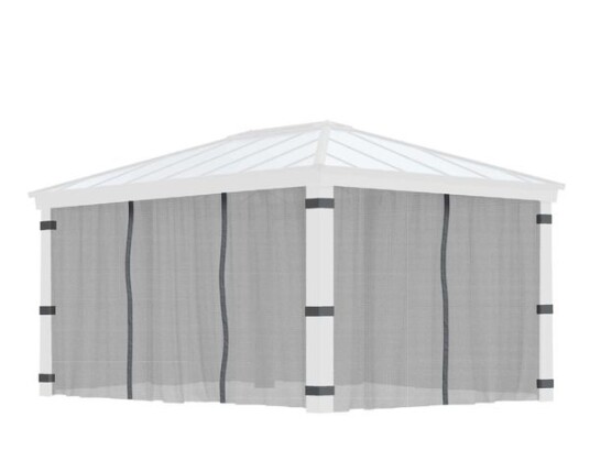 Canopia by Palram   Gazebo Dallas   Netting 422 x 483 cm   4Pk 707218