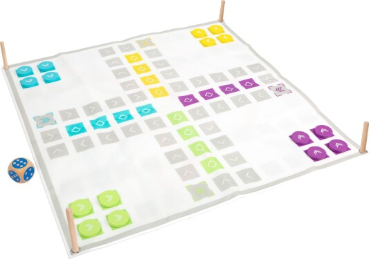 Small Foot Active Ludo & Stigespill Utendørs Spill 3+ År 4 Deler