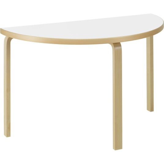 Artek 95 Bord Halvrund Hvit Laminat Artek 95 Bord Halvrund Hvit Laminat