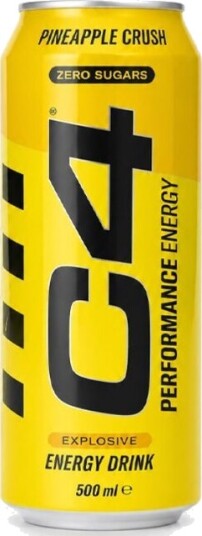 C4 Pineappple crush energidrikk 500 ml C4 Pineappple crush energidrikk 500 ml