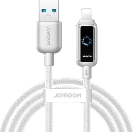 Joyroom S A55 StarFlight USB A to Lightning 3A 1.2m White S A55 A L 3A 1.2m white