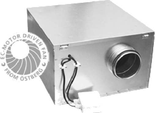 Boksvifte IRB 160B1 med EC-motor 230 V