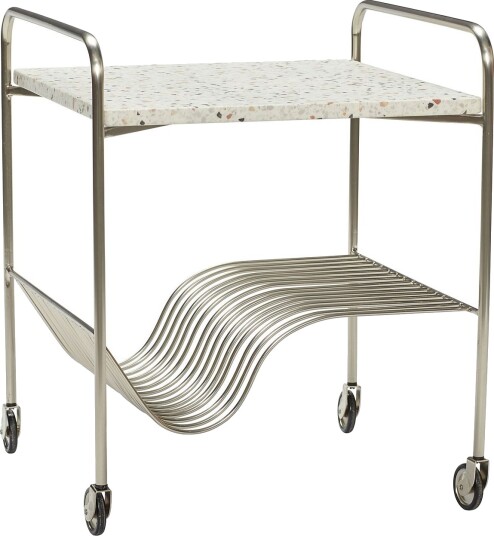 Hübsch Wave Trolley - Multi/patterned - ONE SIZE