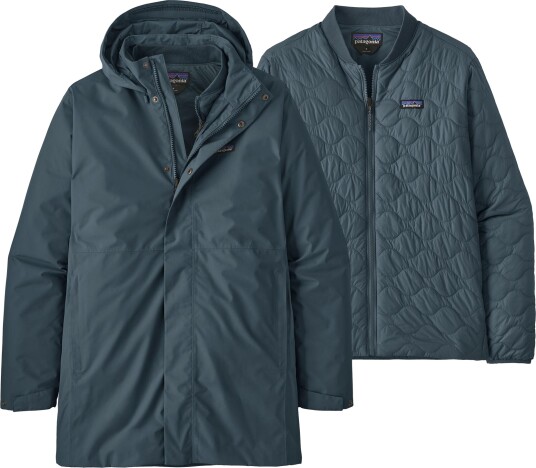 Patagonia Men"s Heyes Peak 3 In 1 Parka Summit Blue L Patagonia Men"s Heyes Peak 3 In 1 Parka Summit Blue L
