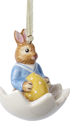 Villeroy & Boch Bunny Tales påskeornament Max i egg 5,5 cm