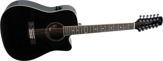 Morgan 12 W 120 SCE BK Akustisk gitar Morgan 12 W 120 SCE BK Akustisk gitar
