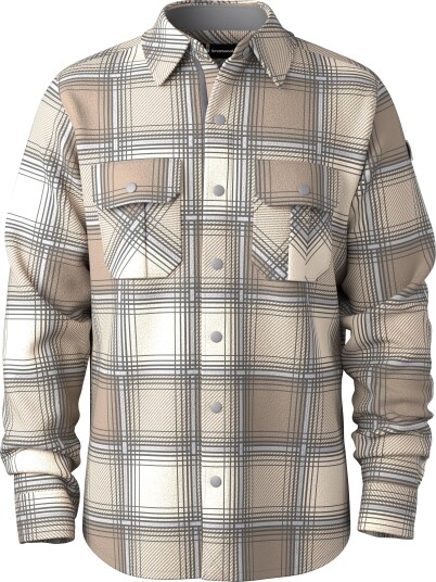 Smartwool Men"s Anchor Line Shirt Jacket Almond Plaid L