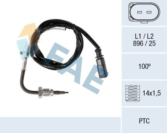 Sensor, eksostemperatur FAE 68093
